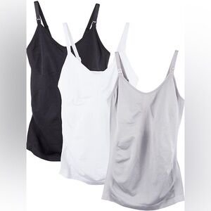 Caramel Cantina 3 Pack Women's Nursing Shaper Cami’s